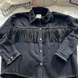 Black Fringe jacket!